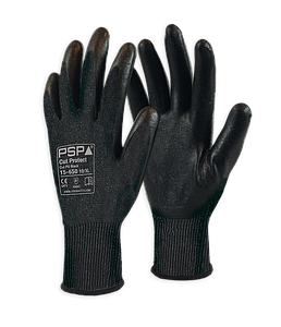 PSP 15-650 Cut PU Black 13GG, 10