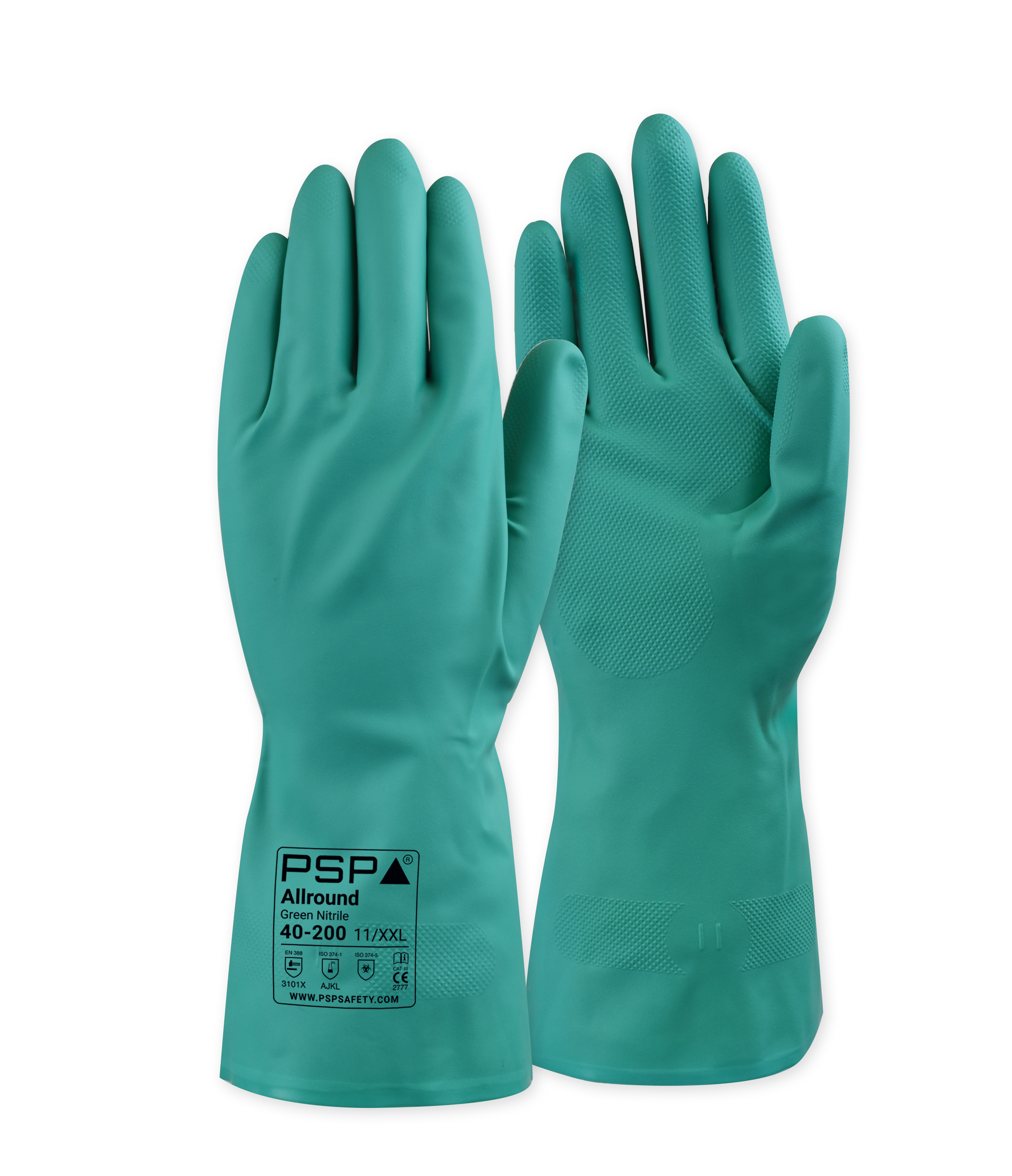 PSP 40-200 Groene Nitril 33cm Cat.3, 9